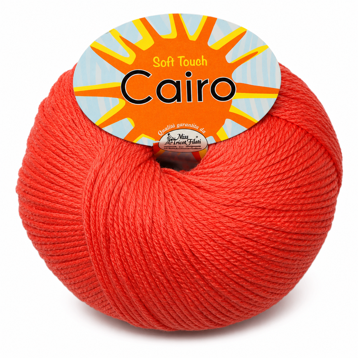 Cotone Cairo - Miss Tricot Filati - Colore: 14 - CORALLO - by LacariaRicami.Store
