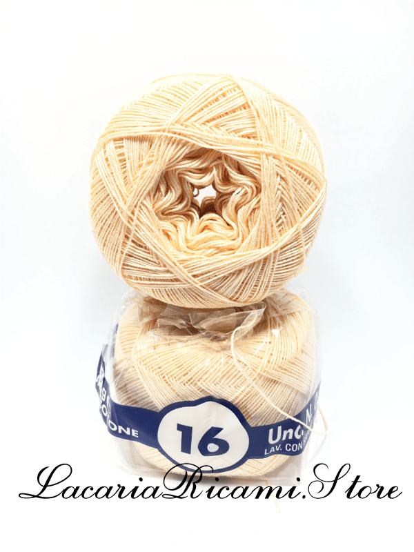 COTONE "AMBRA" 16 – Cucirini Tre Stelle 160 - ROSA PESCA (50 grammi)