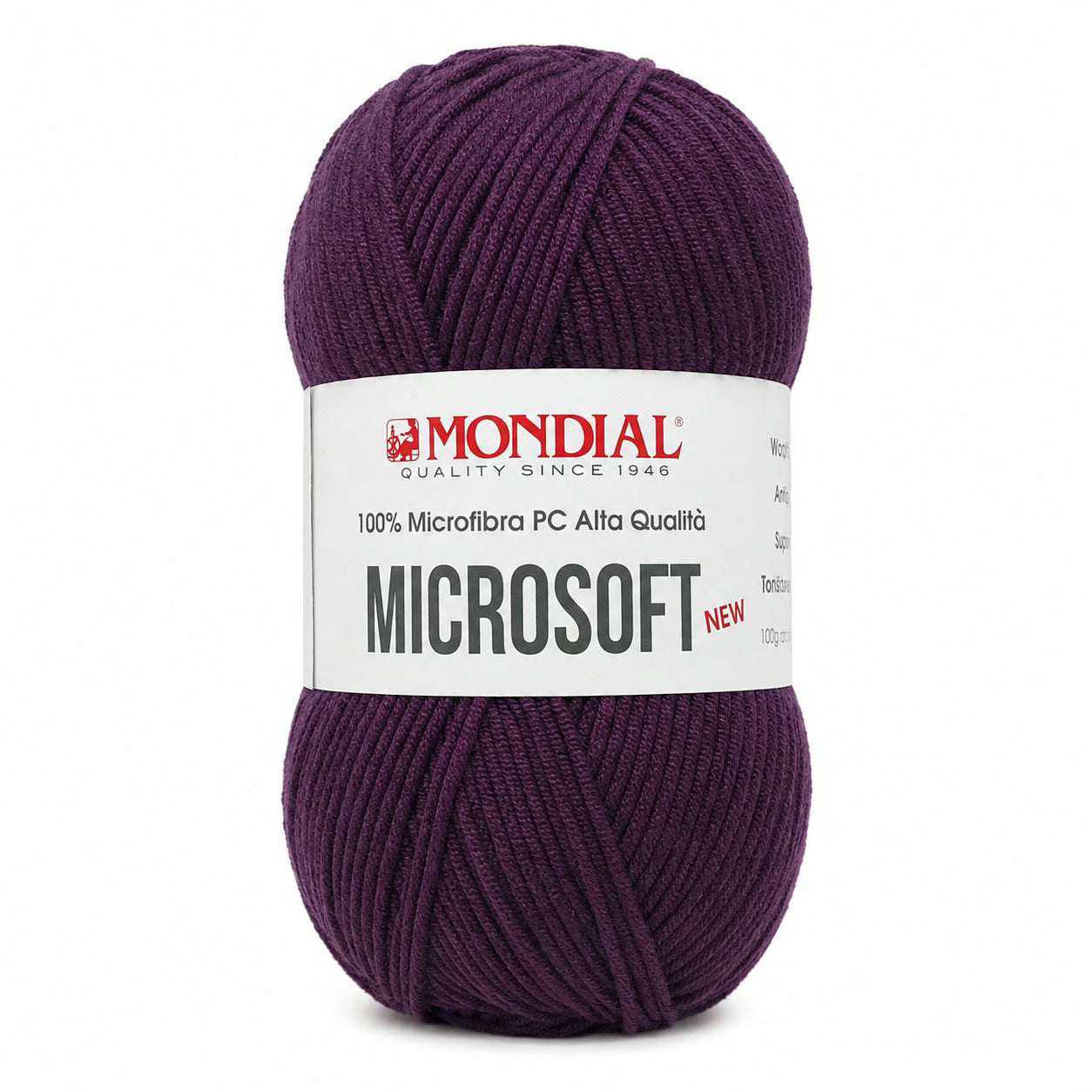 Lana MICRO SOFT NEW - MONDIAL - Colore: 164 - IRIS SCURO - by LacariaRicami.Store