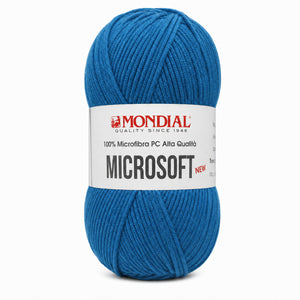 Lana MICRO SOFT NEW - MONDIAL - Colore: 165 - BLUETTE MARE - by LacariaRicami.Store