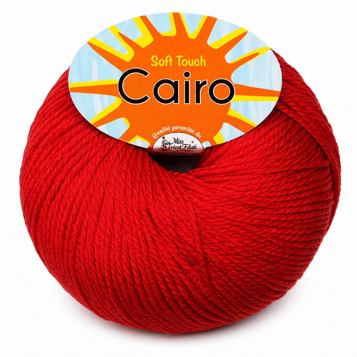 Cotone Cairo - Miss Tricot Filati - Colore: 17 - ROSSO - by LacariaRicami.Store