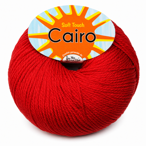 Cotone Cairo - Miss Tricot Filati - Colore: 17 - ROSSO - by LacariaRicami.Store