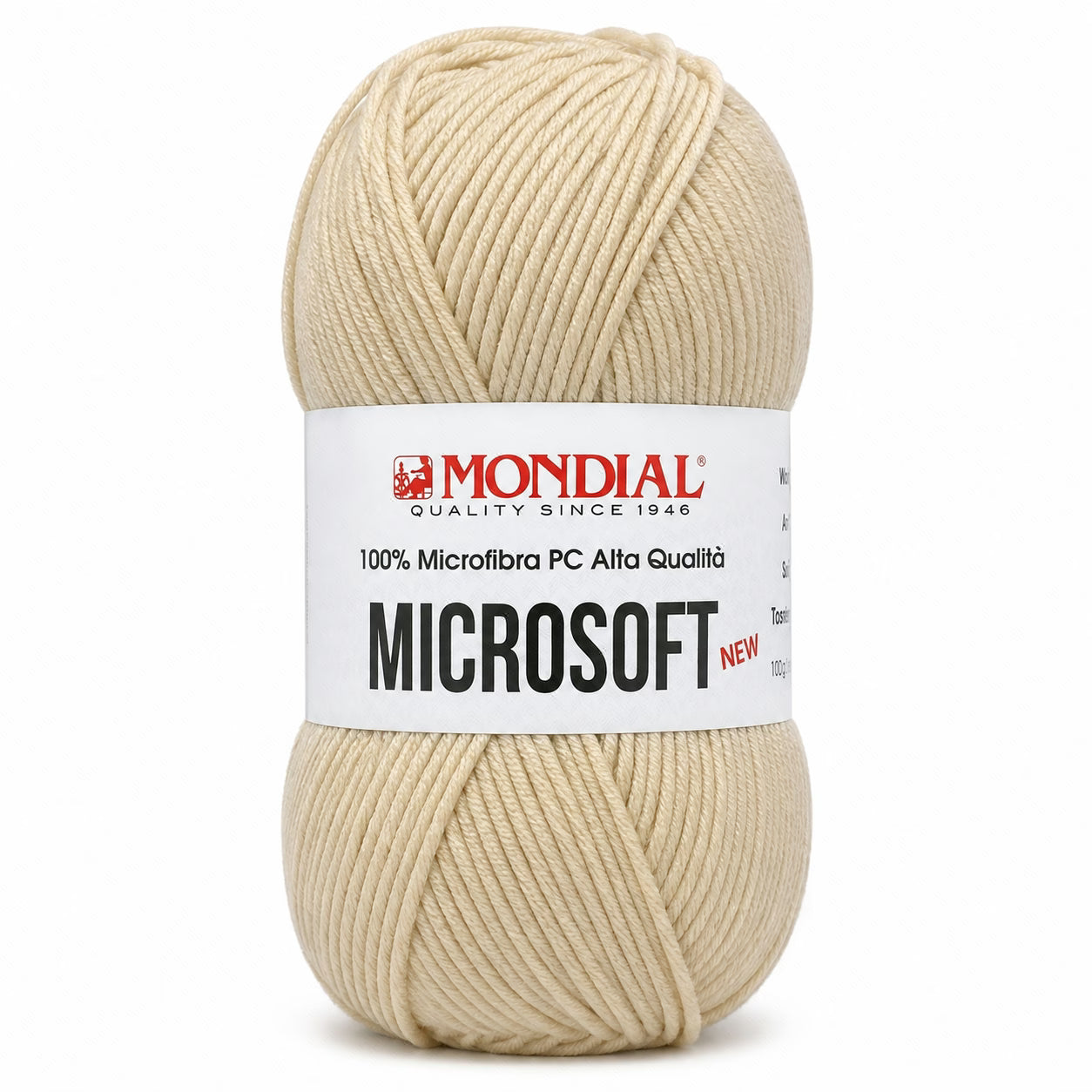 Lana MICRO SOFT NEW - MONDIAL - Colore: 181 - CHANTILLY - by LacariaRicami.Store