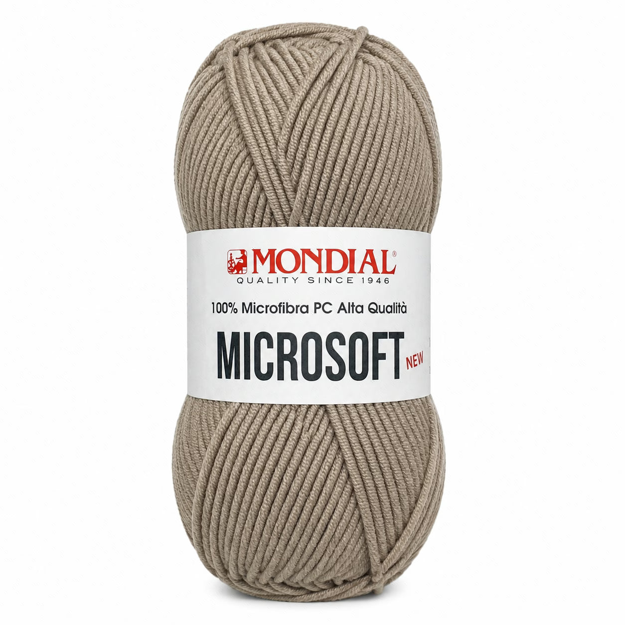 Lana MICRO SOFT NEW - MONDIAL - Colore: 186 - TAUPE CHIARO - by LacariaRicami.Store
