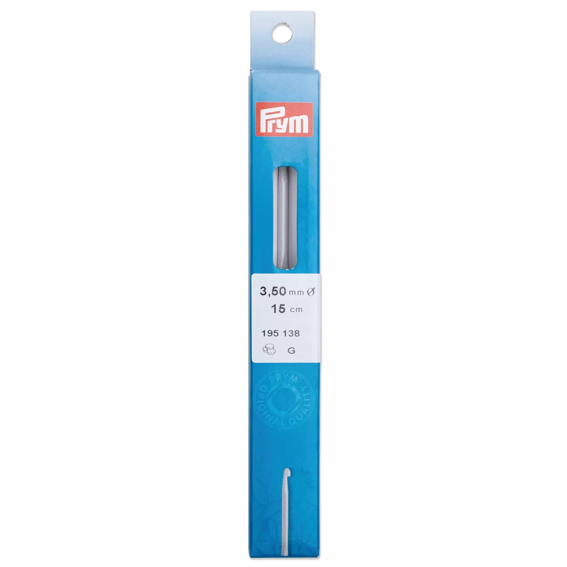 Uncinetto LANA 14 cm Alluminio - Prym - Colore: 195138 - 3.5 mmX14cm - by LacariaRicami.Store