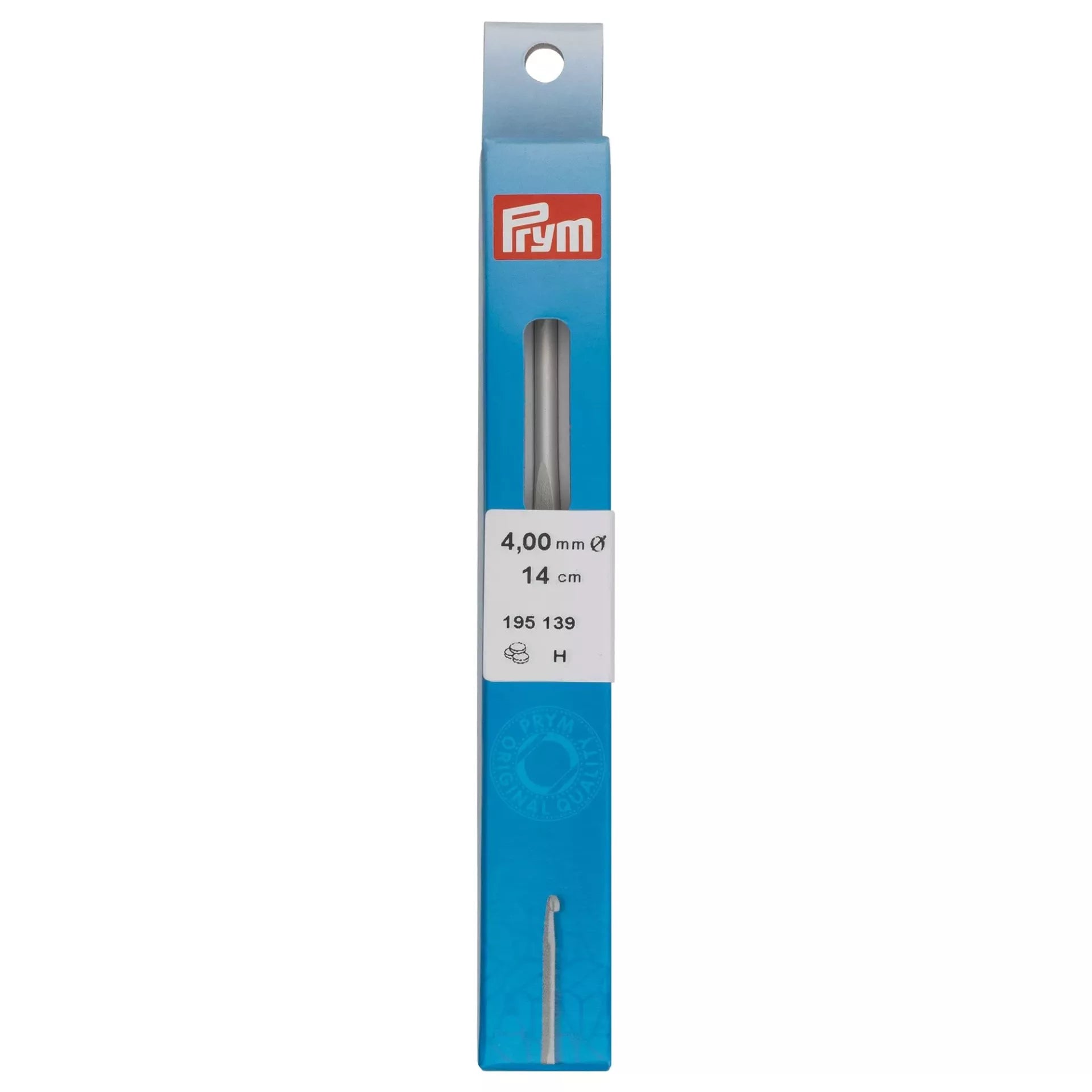Uncinetto LANA 14 cm Alluminio - Prym - Colore: 195139 - 4.0 mmX14cm - by LacariaRicami.Store
