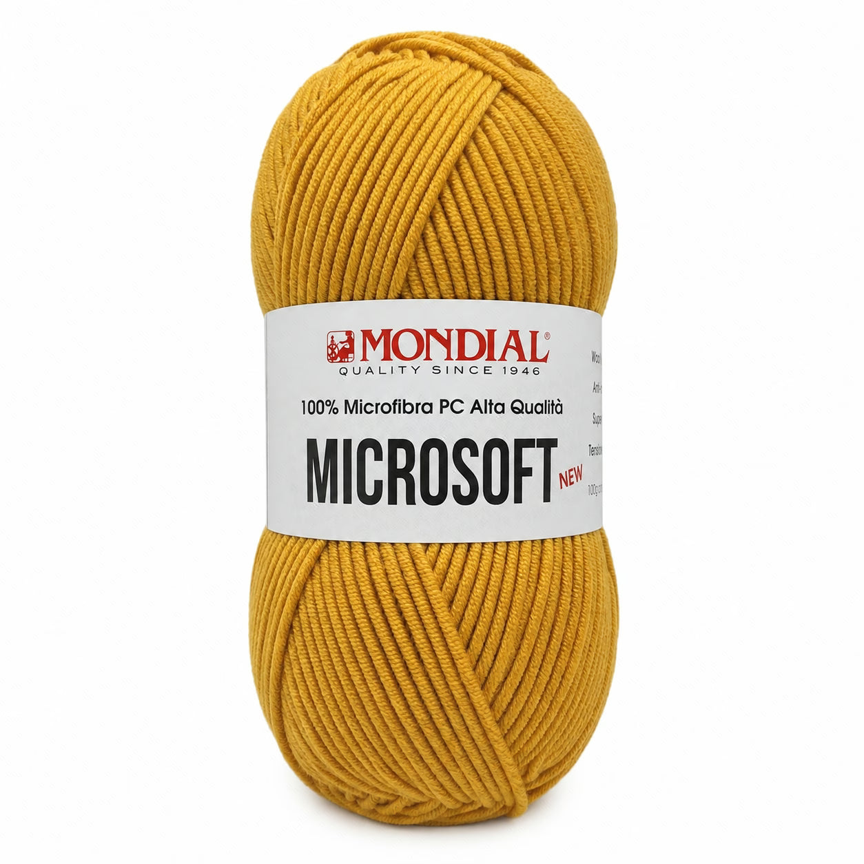 Lana MICRO SOFT NEW - MONDIAL - Colore: 195 - VELLUTATA DI ZUCCA - by LacariaRicami.Store