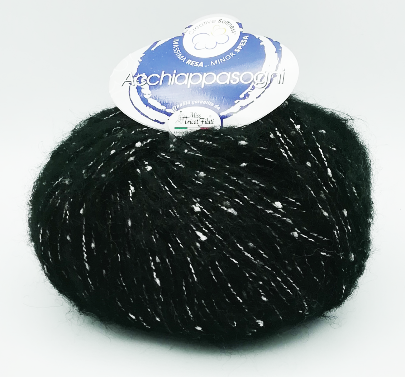 LANA Acchiappasogni – Miss Tricot Filati - Colore: 212 - NERO - by LacariaRicami.Store