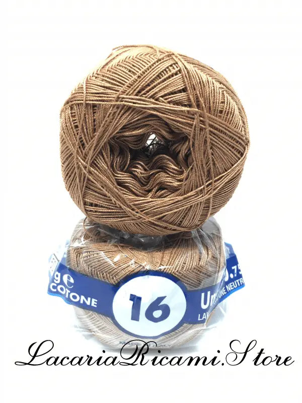 COTONE "AMBRA" 16 – Cucirini Tre Stelle 217 - MARRONE (50 grammi)