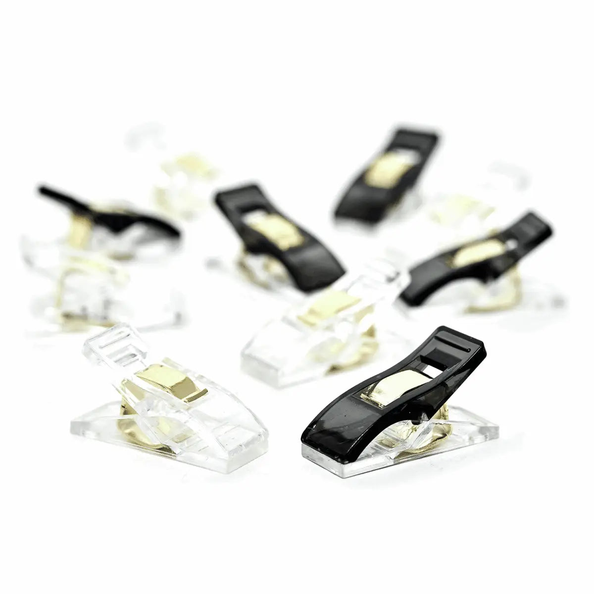 CLIPS per Tessuti Trasparenti e Neri - Hemline - - LacariaRicami.Store