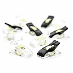 CLIPS per Tessuti Trasparenti e Neri - Hemline - - LacariaRicami.Store