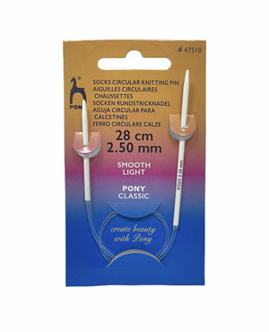 FERRI CIRCOLARI Calze 28 CM - Pony - - LacariaRicami.Store