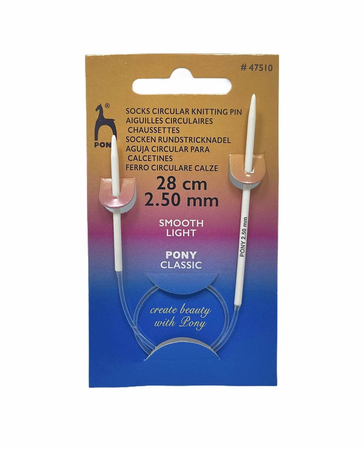 FERRI CIRCOLARI Calze 28 CM - Pony - - LacariaRicami.Store