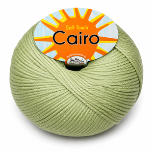 Cotone Cairo - Miss Tricot Filati - Colore: 25 - VERDINO CHIARO - by LacariaRicami.Store