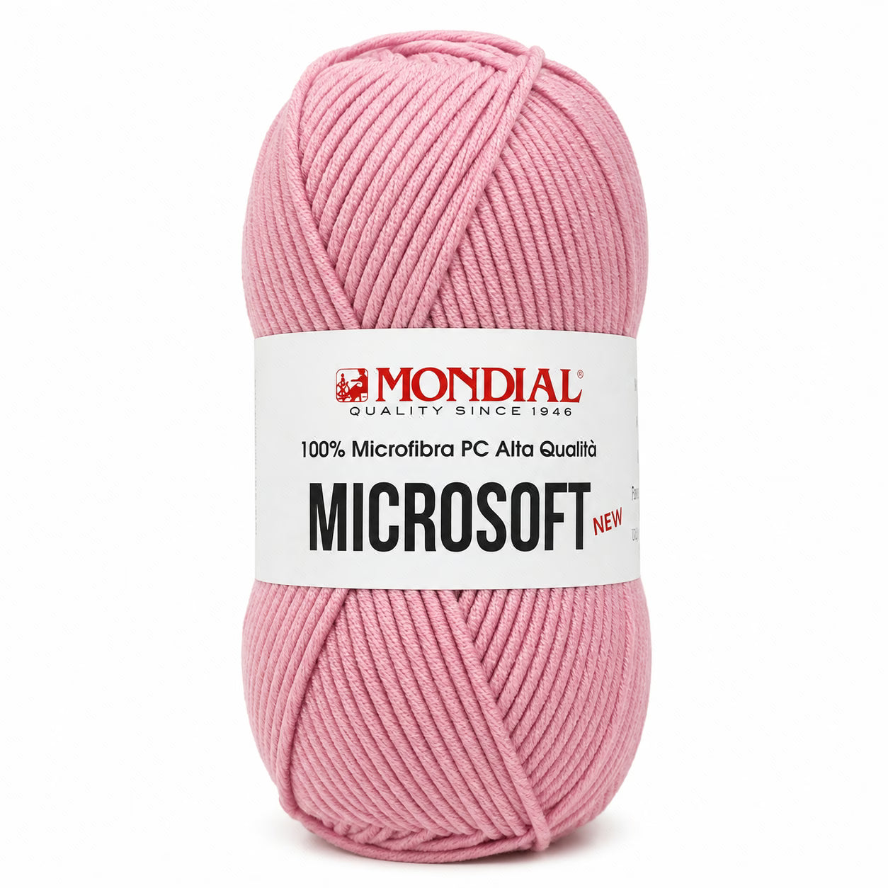 Lana MICRO SOFT NEW - MONDIAL - Colore: 266 - ROSA - by LacariaRicami.Store