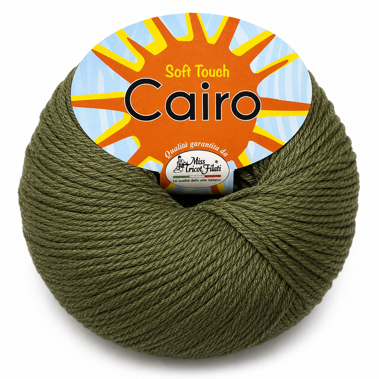 Cotone Cairo - Miss Tricot Filati - Colore: 26 - VERDE SALVIA - by LacariaRicami.Store