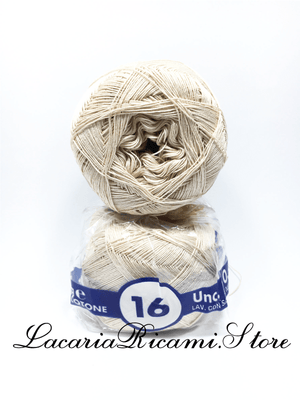 COTONE "AMBRA" 16 – Cucirini Tre Stelle 027 - TORTORA (50 grammi)