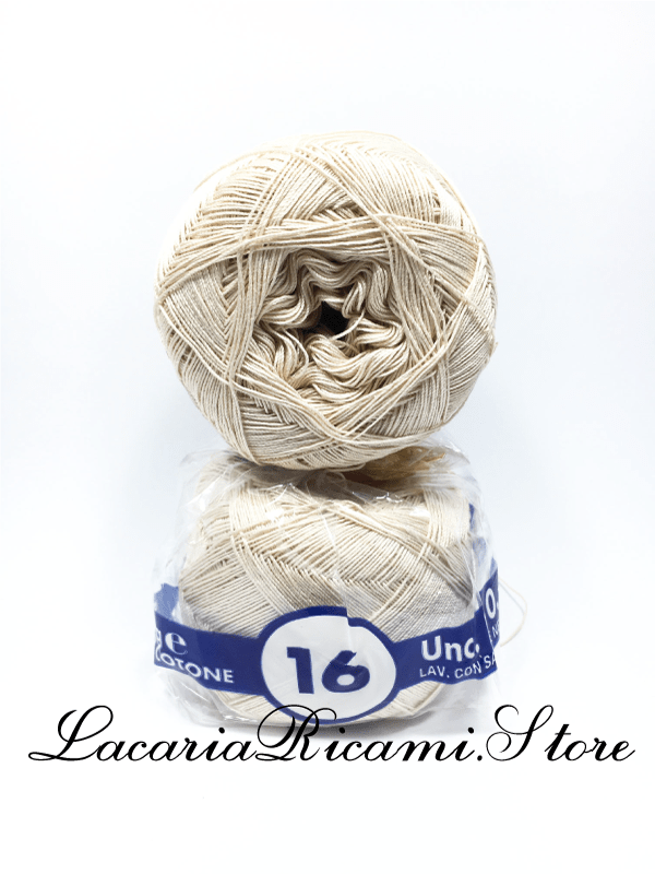 COTONE "AMBRA" 16 – Cucirini Tre Stelle 027 - TORTORA (50 grammi)