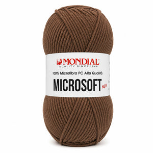 Lana MICRO SOFT NEW - MONDIAL - Colore: 270 - MOCACCINO - by LacariaRicami.Store