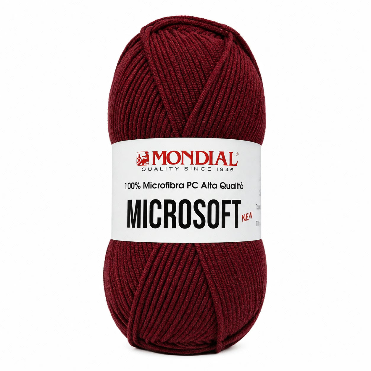 Lana MICRO SOFT NEW - MONDIAL - Colore: 279 - AMARONE - by LacariaRicami.Store