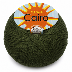 Cotone Cairo - Miss Tricot Filati - Colore: 27 - VERDE SCURO - by LacariaRicami.Store