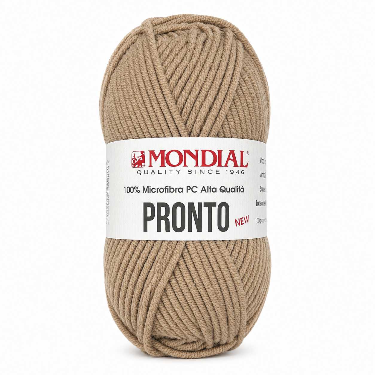 Lana PRONTO NEW - MONDIAL - Colore: 291 - CAFFÈ - by LacariaRicami.Store