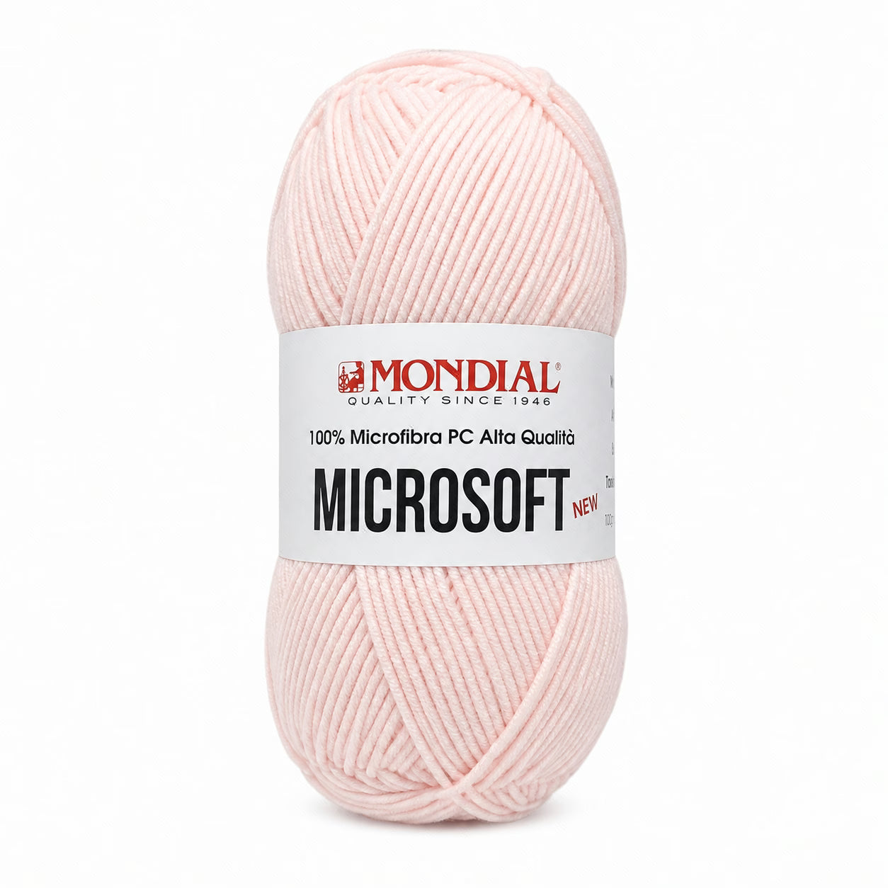 Lana MICRO SOFT NEW - MONDIAL - Colore: 295 - ROSINO - by LacariaRicami.Store