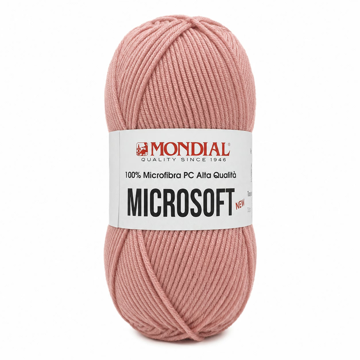 Lana MICRO SOFT NEW - MONDIAL - Colore: 298 - ROSA ANTICO - by LacariaRicami.Store