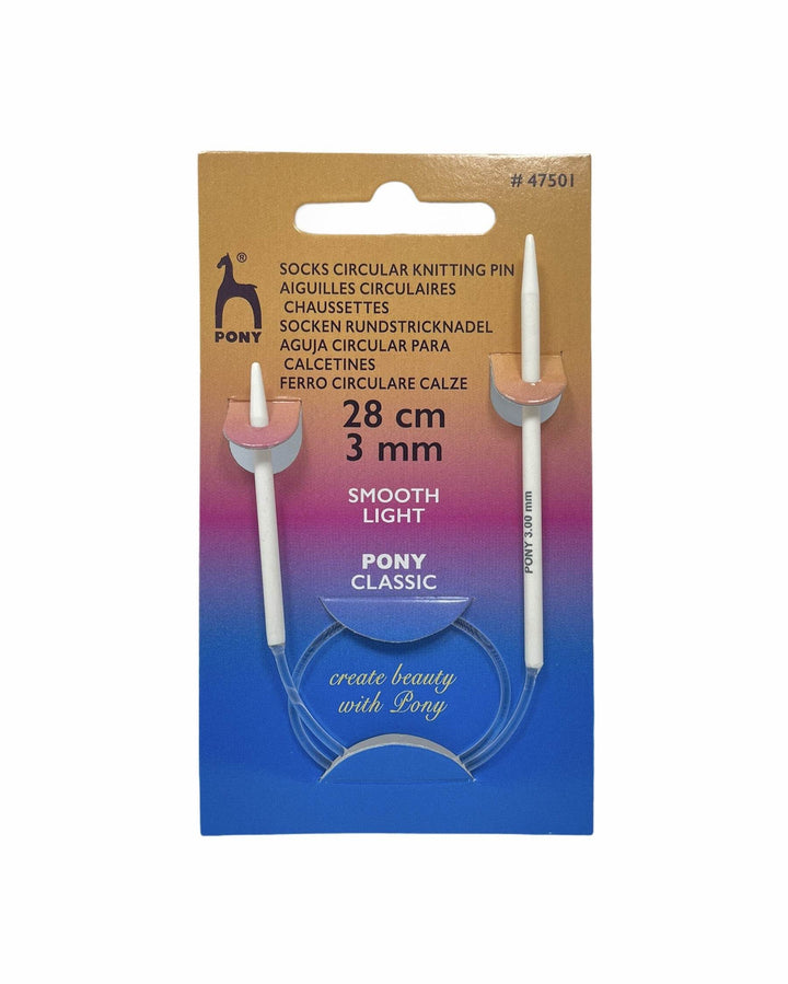 FERRI CIRCOLARI Calze 28 CM - Pony - - LacariaRicami.Store