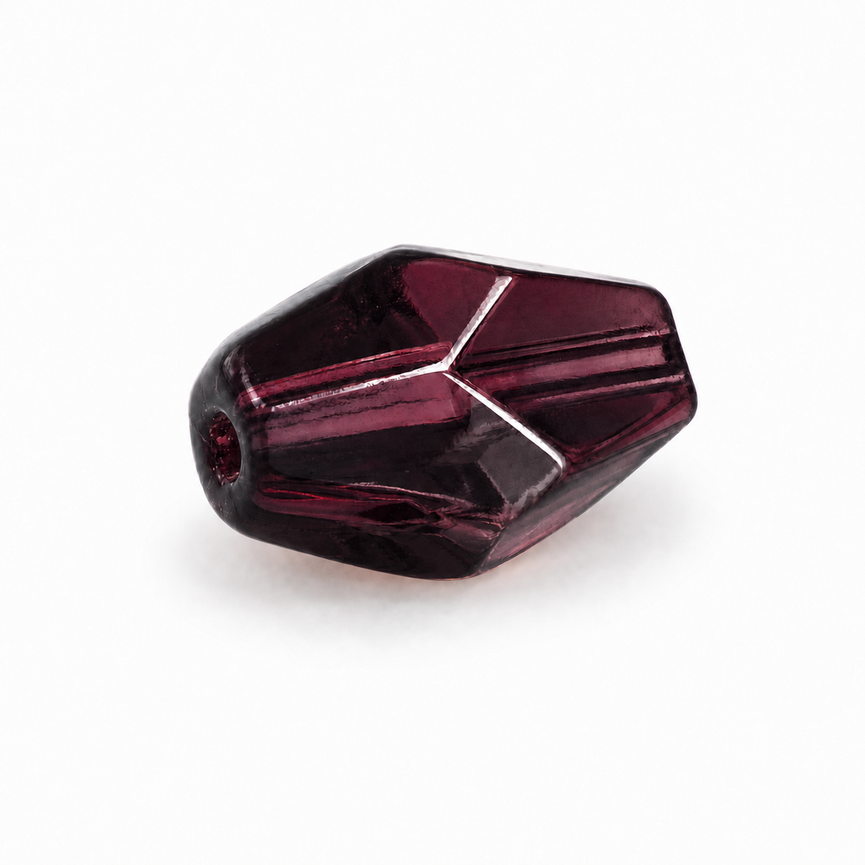 PERLE Cristallo Bicono 10x7mm - Colore: 214-B31 - VINACCIA SCURO - by LacariaRicami.Store