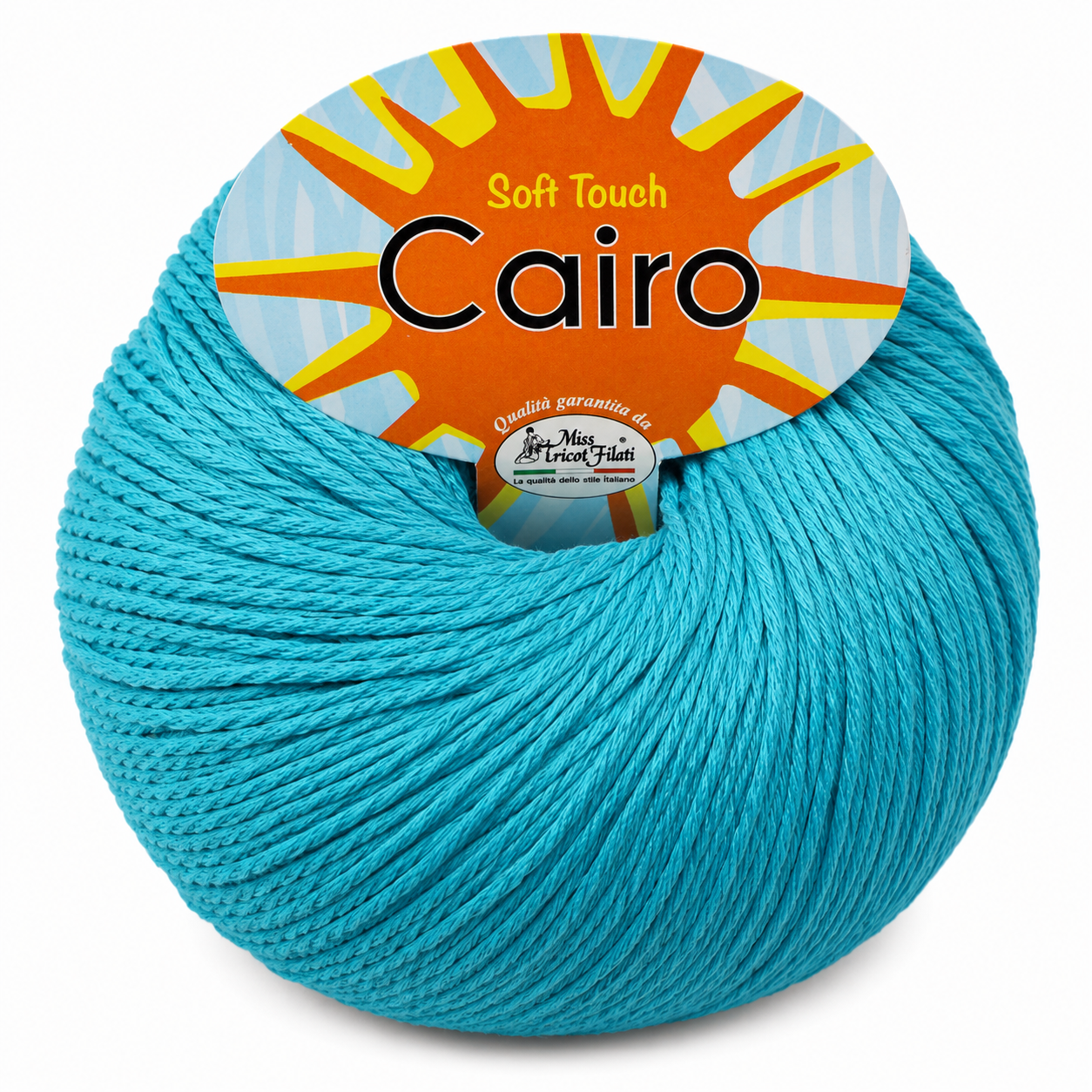 Cotone Cairo - Miss Tricot Filati - Colore: 33 - TURCHESE - by LacariaRicami.Store