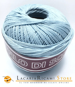 FILO DI SCOZIA "F.B." - 12 345 - CELESTE