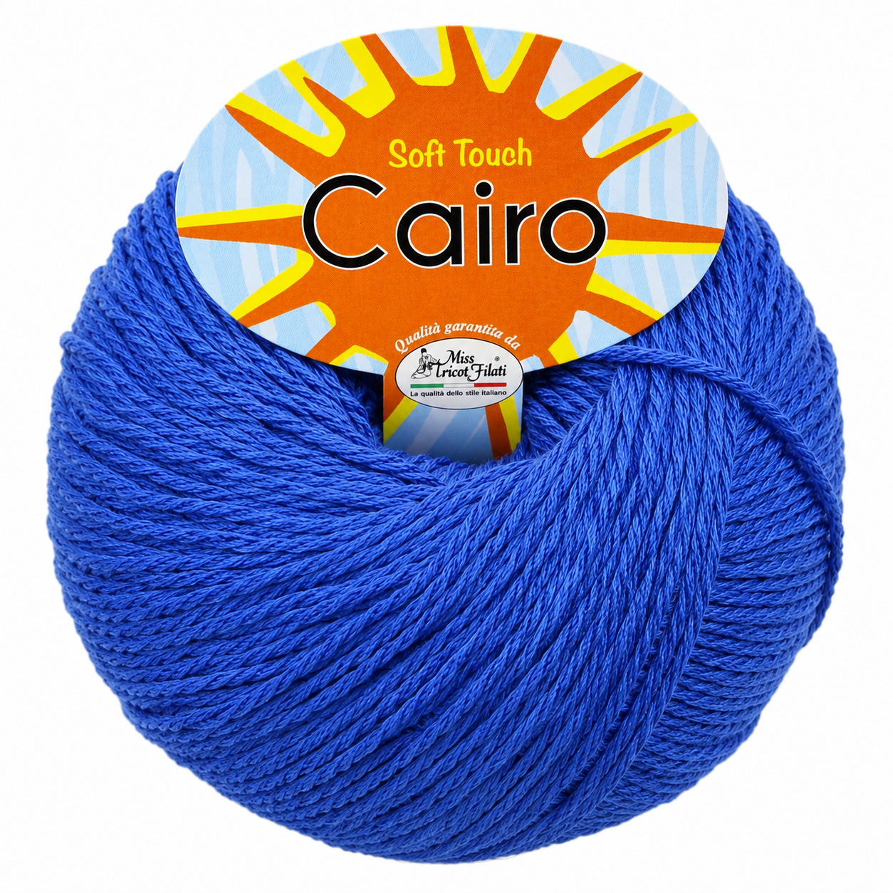 Cotone Cairo - Miss Tricot Filati - Colore: 34 - BLU CINA - by LacariaRicami.Store