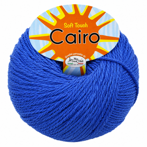 Cotone Cairo - Miss Tricot Filati - Colore: 34 - BLU CINA - by LacariaRicami.Store