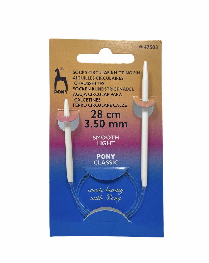 FERRI CIRCOLARI Calze 28 CM - Pony - - LacariaRicami.Store