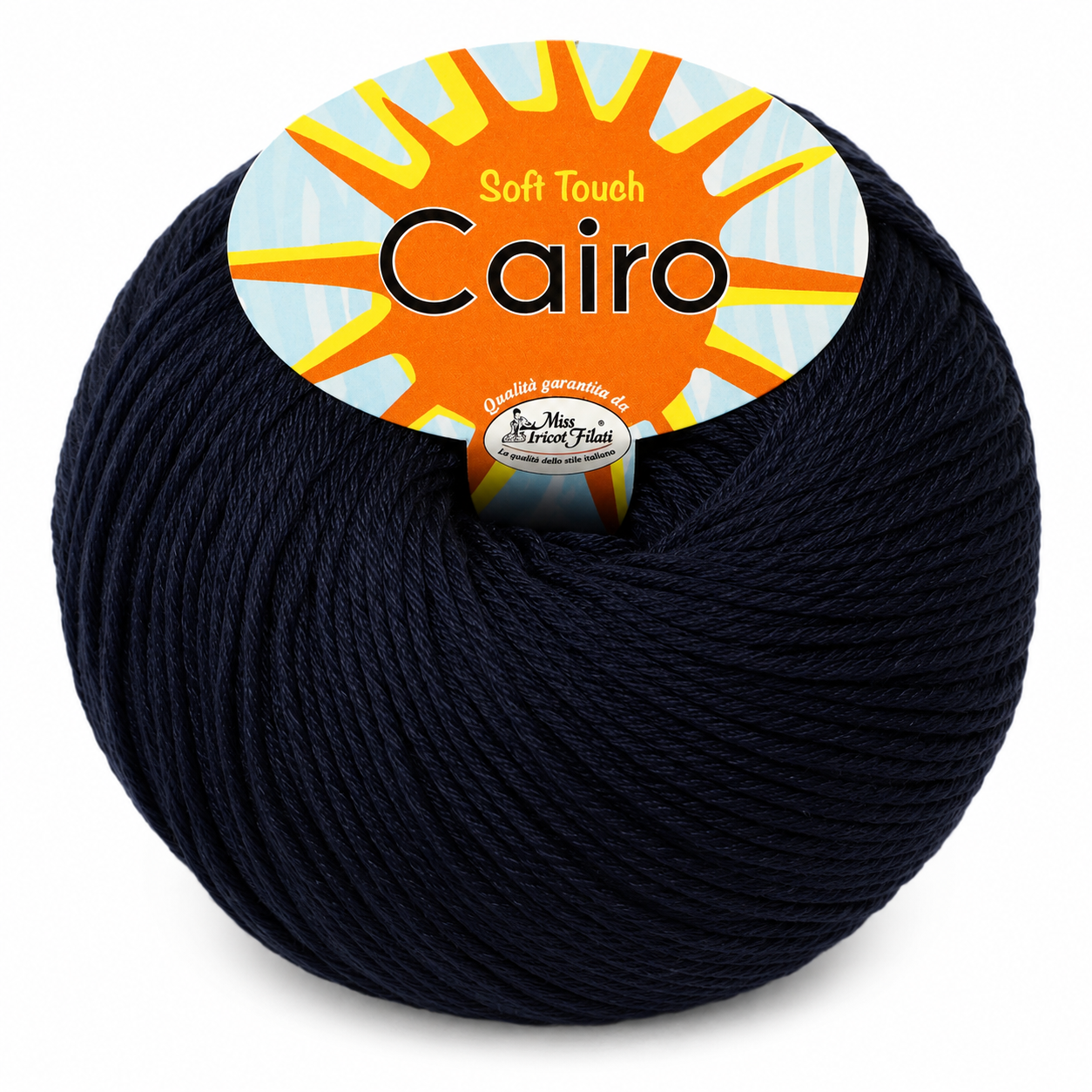 Cotone Cairo - Miss Tricot Filati - Colore: 35 - BLU NAVY - by LacariaRicami.Store