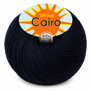 Cotone Cairo - Miss Tricot Filati - Colore: 35 - BLU NAVY - by LacariaRicami.Store