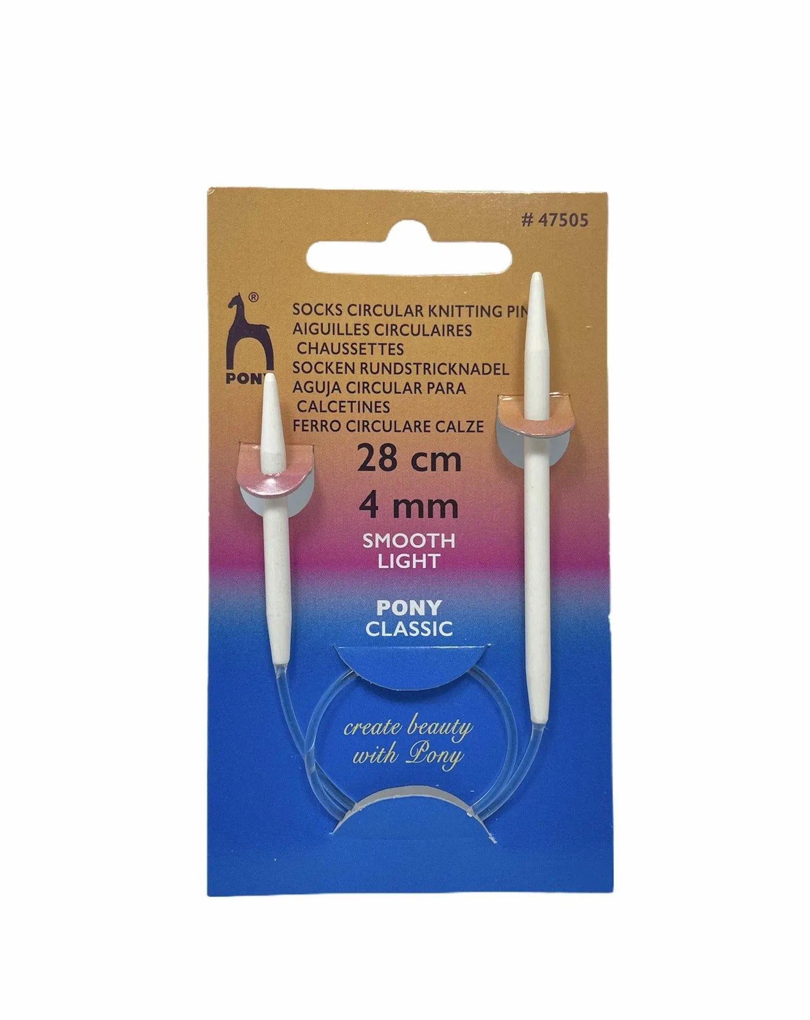 FERRI CIRCOLARI Calze 28 CM - Pony - - LacariaRicami.Store