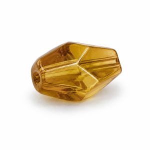 PERLE Cristallo Bicono 10x7mm - Colore: 214-B40 - GIALLO MIELE - by LacariaRicami.Store