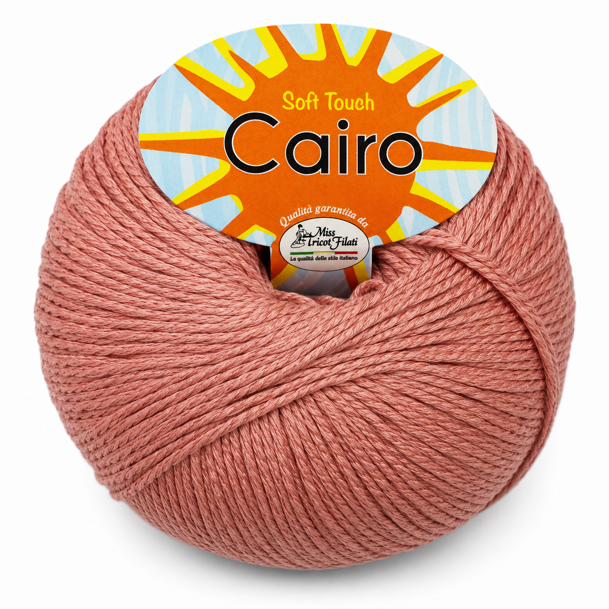 Cotone Cairo - Miss Tricot Filati - Colore: 40 - ROSA ANTICO - by LacariaRicami.Store