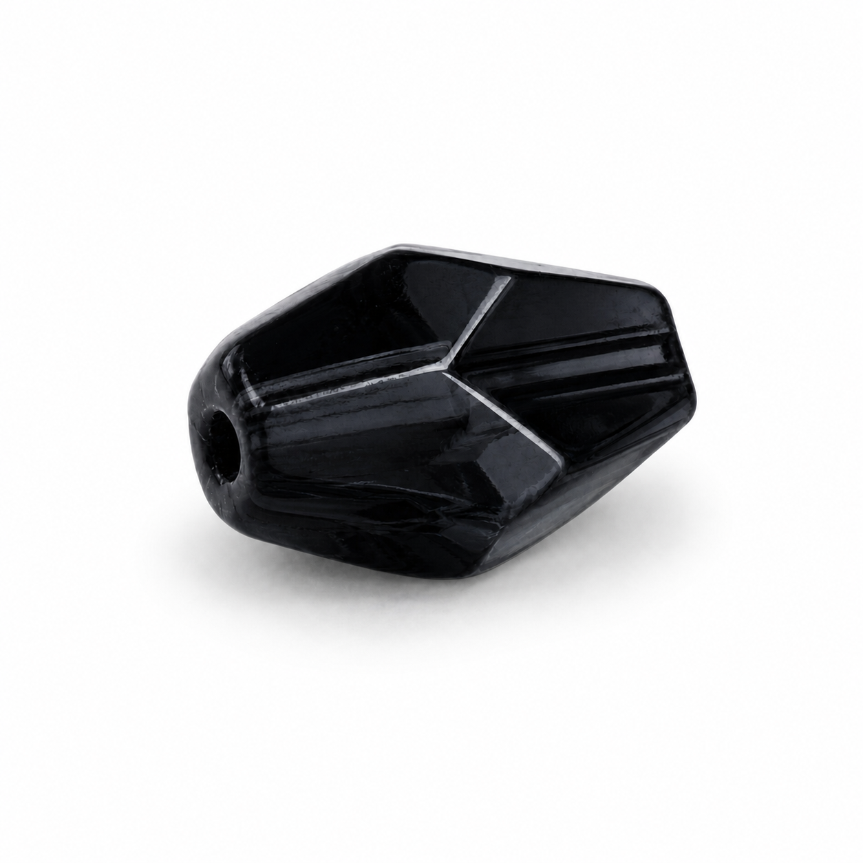 PERLE Cristallo Bicono 10x7mm - Colore: 214-B42 - NERO - by LacariaRicami.Store