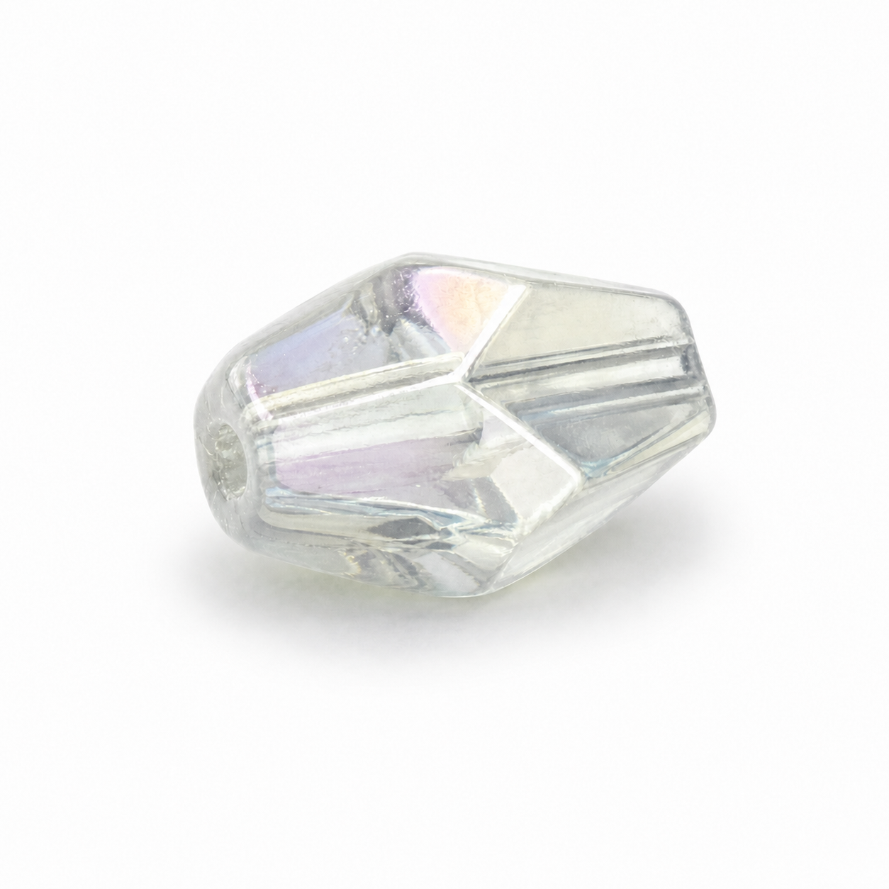 PERLE Cristallo Bicono 10x7mm - Colore: 214-B43 - TRASPARENTE IRIDESCENTE - by LacariaRicami.Store