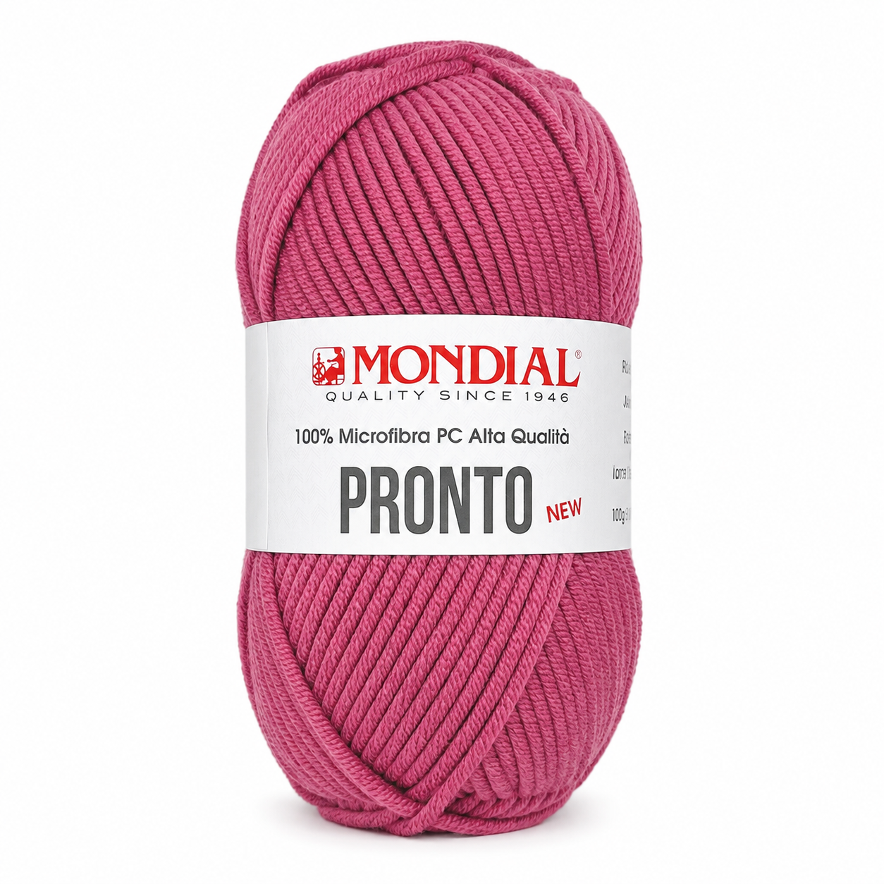 Lana PRONTO NEW - MONDIAL - Colore: 437 - ROSA VINTAGE - by LacariaRicami.Store