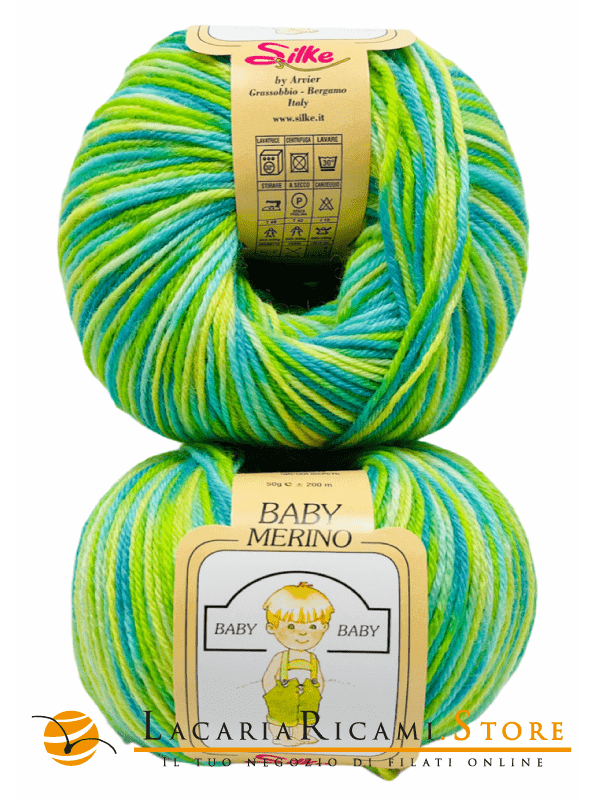 Lana Baby Print - Silke - - LacariaRicami.Store
