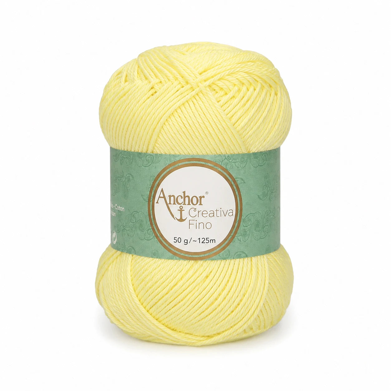 Cotone CREATIVA FINO - ANCHOR - Colore: 0100 - MIMOSA - by LacariaRicami.Store