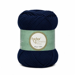 Cotone CREATIVA FINO - ANCHOR - Colore: 0124 - BLU NAVY - by LacariaRicami.Store