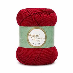 Cotone CREATIVA FINO - ANCHOR - Colore: 0192 - ROSSO VINO - by LacariaRicami.Store
