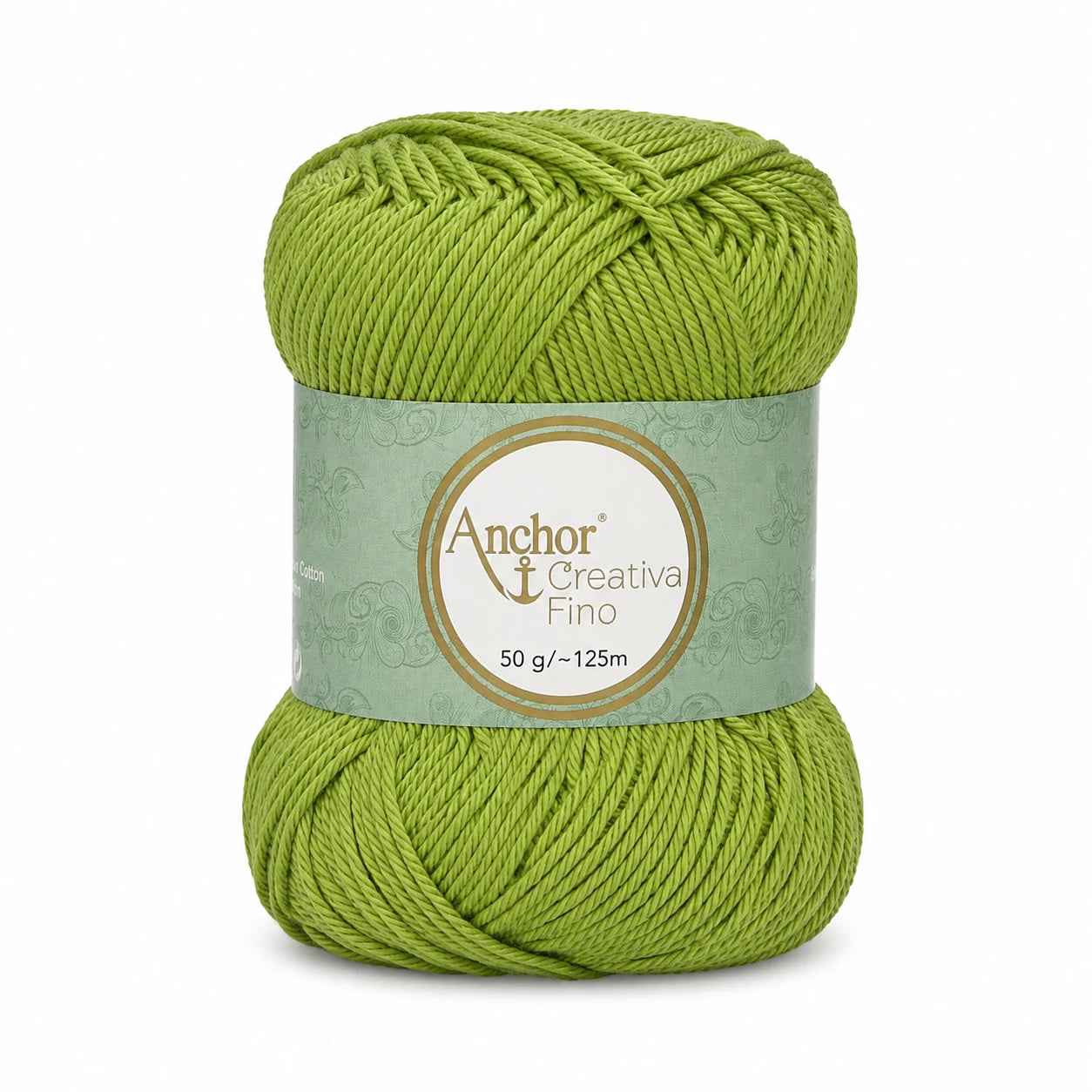 Cotone CREATIVA FINO - ANCHOR - Colore: 0205 - VERDE MELA - by LacariaRicami.Store