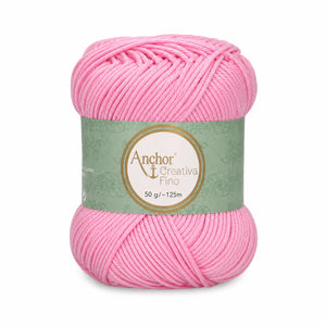 Cotone CREATIVA FINO - ANCHOR - Colore: 0222 - ROSA - by LacariaRicami.Store