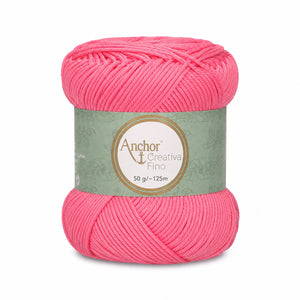 Cotone CREATIVA FINO - ANCHOR - Colore: 0225 - ROSA ACCESO - by LacariaRicami.Store